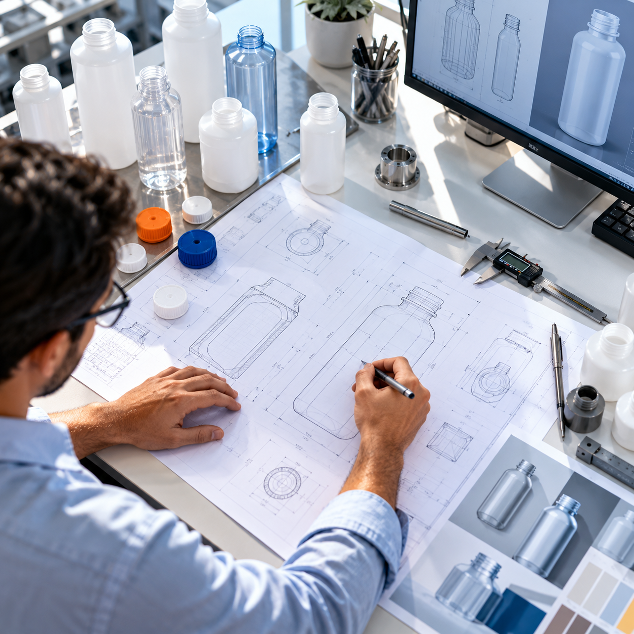 Precision plastic packaging production